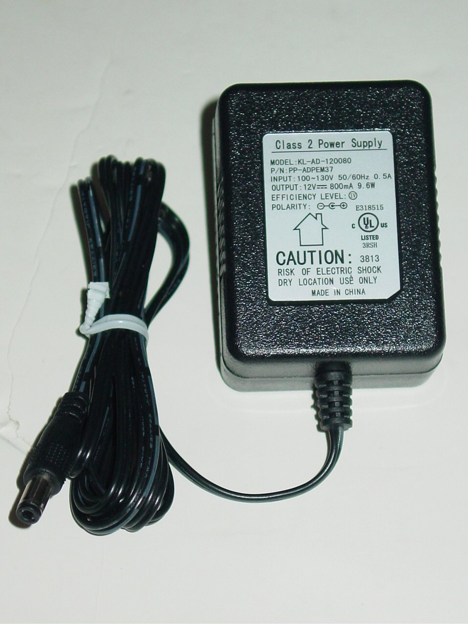 *NEW* KL-AD-120080 PP-ADPEM37 12V 800mA KLAD120080 AC DC Adapter POWER SUPPLY